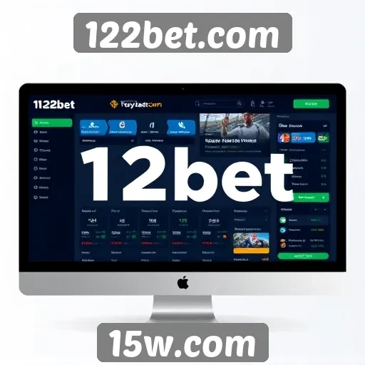 Interface e usabilidade do site 122bet.com